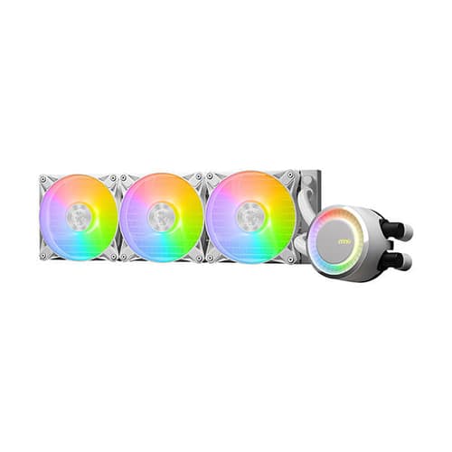 MSI MAG Coreliquid E360 ARGB  360mm CPU Liquid Cooler (White)
